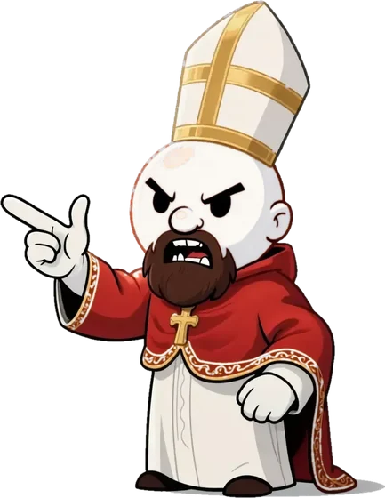 Pope Stephen VI, pointing